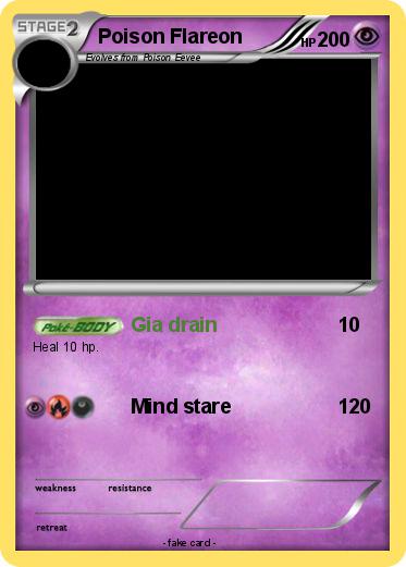 Pokemon Poison Flareon