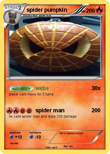 Pokemon spider pumpkin