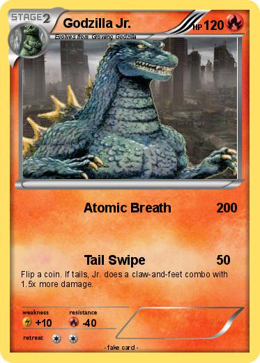 Pokemon Godzilla Jr.