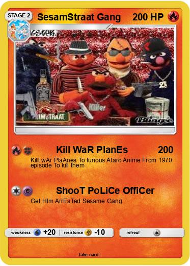 Pokemon SesamStraat Gang