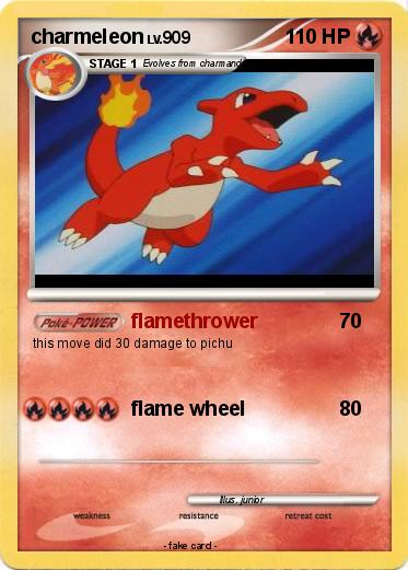 Pokemon charmeleon
