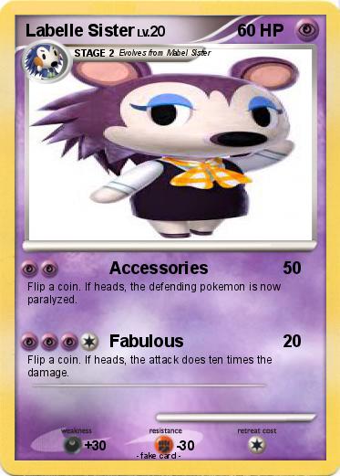 Pokemon Labelle Sister