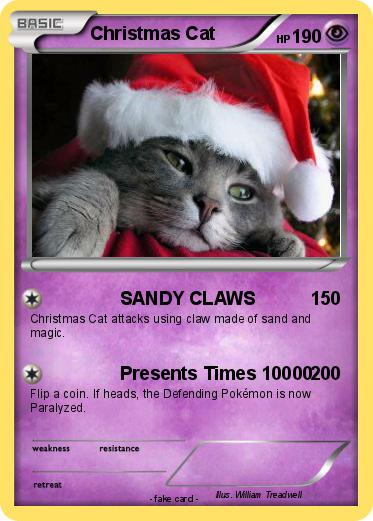 Pokemon Christmas Cat