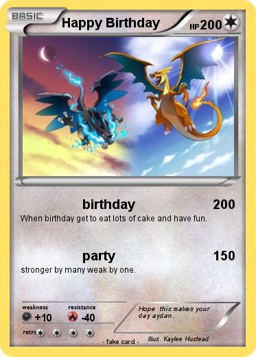 Pokemon Happy Birthday