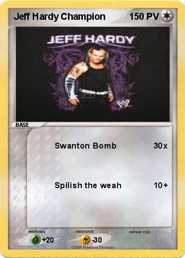 Pokemon Jeff Hardy Champion