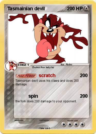 Pokemon Tasmainian devil