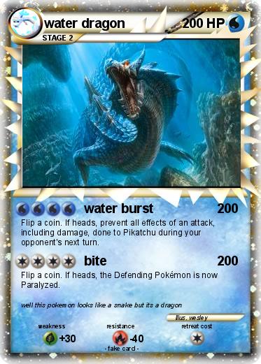 Pokemon water dragon