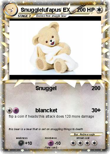 Pokemon Snugglelufapus EX