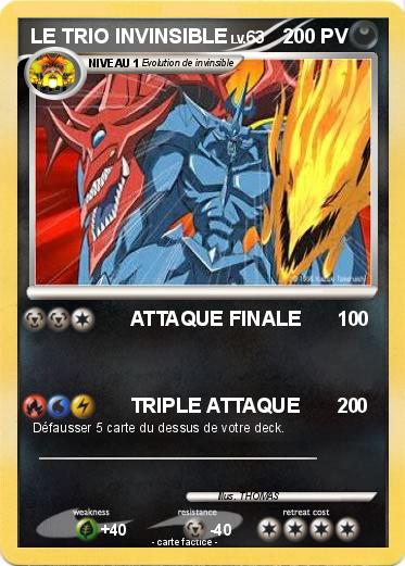 Pokemon LE TRIO INVINSIBLE
