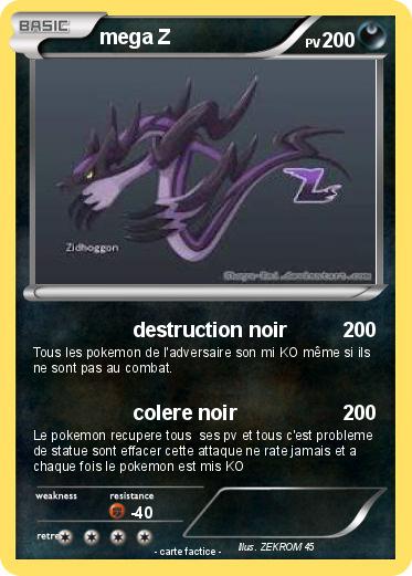 Pokemon mega Z