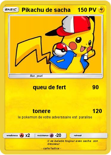 Pokemon Pikachu de sacha