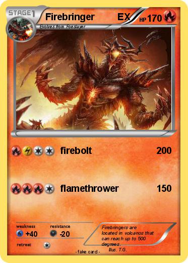 Pokemon Firebringer         EX