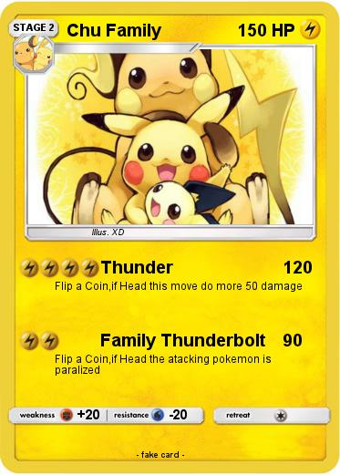 Pokemon Chu Family