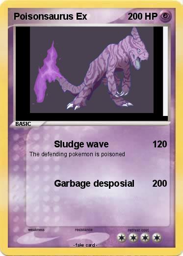 Pokemon Poisonsaurus Ex