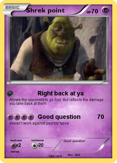 Pokemon Shrek point