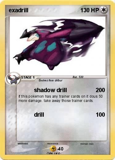 Pokemon exadrill