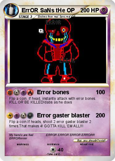 Pokemon ErrOR SaNs tHe OP