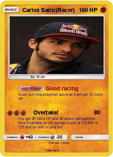 Pokemon Carlos Sainz(Racer)