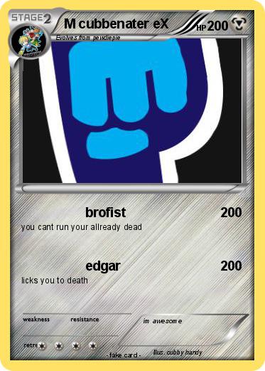 Pokemon M cubbenater eX