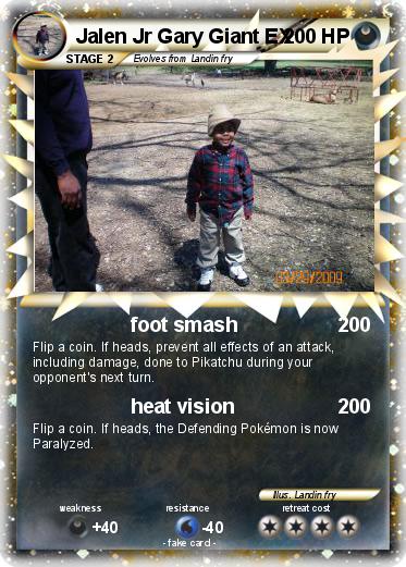 Pokemon Jalen Jr Gary Giant EX