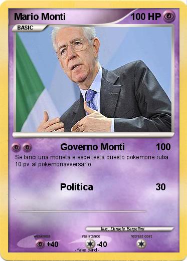 Pokemon Mario Monti