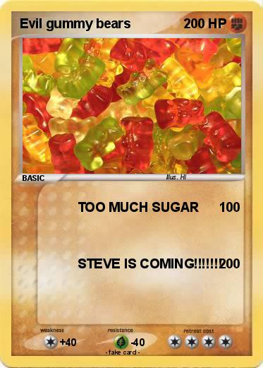 Pokemon Evil gummy bears