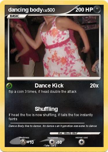 Pokemon dancing body