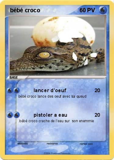 Pokemon  bébé croco
