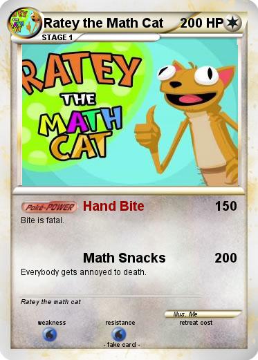 Pokemon Ratey the Math Cat