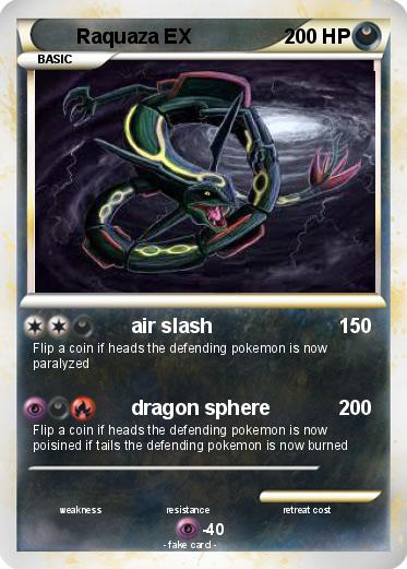 Pokemon Raquaza EX