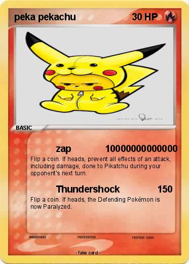 Pokemon peka pekachu