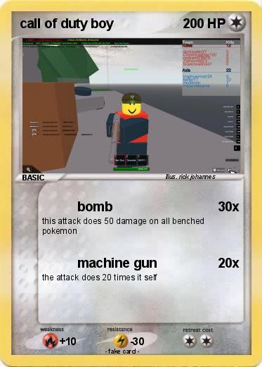 Pokemon call of duty boy