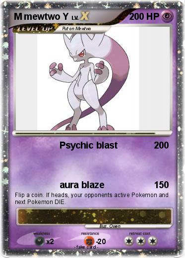 Pokemon M mewtwo Y