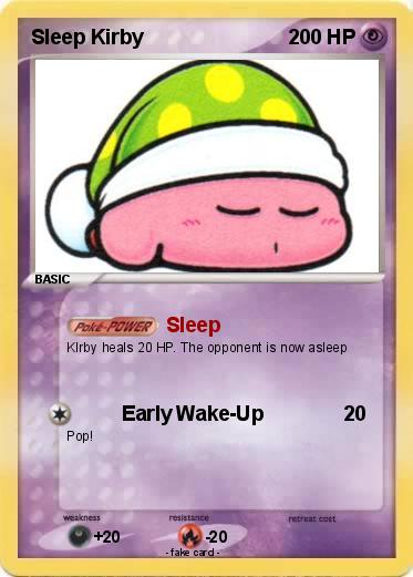 Pokemon Sleep Kirby