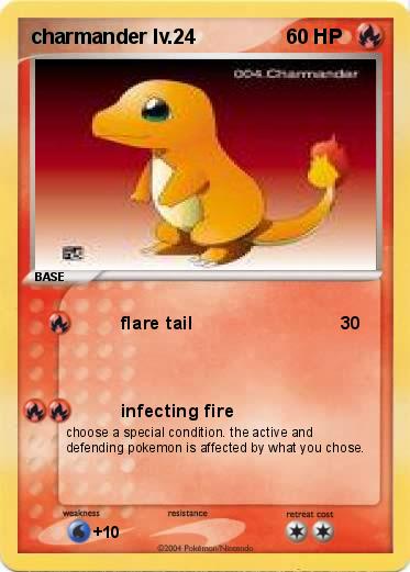 Pokemon charmander lv.24