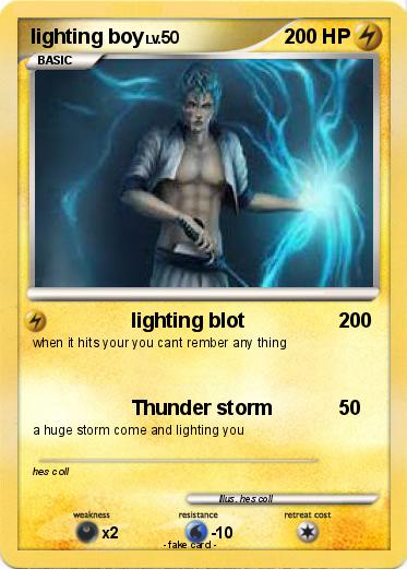 Pokemon lighting boy