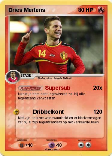 Pokemon Dries Mertens