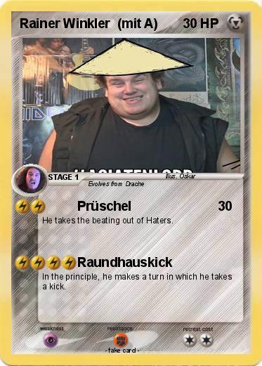 Pokemon Rainer Winkler  (mit A)