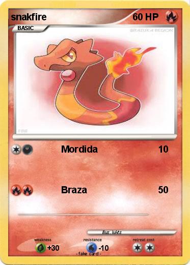 Pokemon snakfire