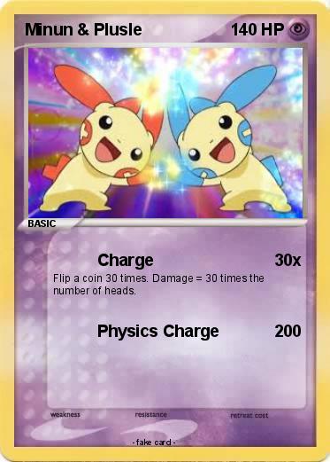 Pokemon Minun & Plusle