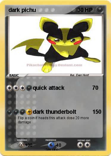 Pokemon dark pichu
