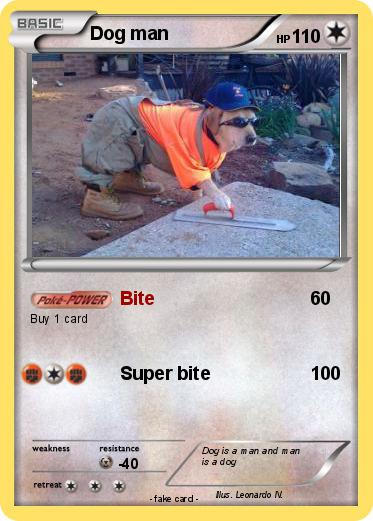 Pokemon Dog man