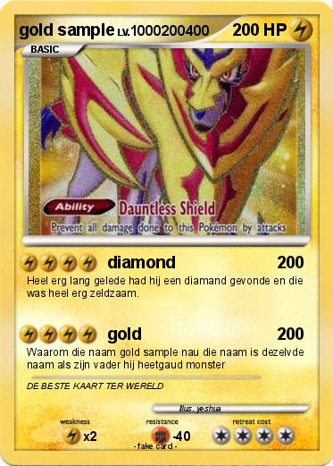 Pokemon gold sample