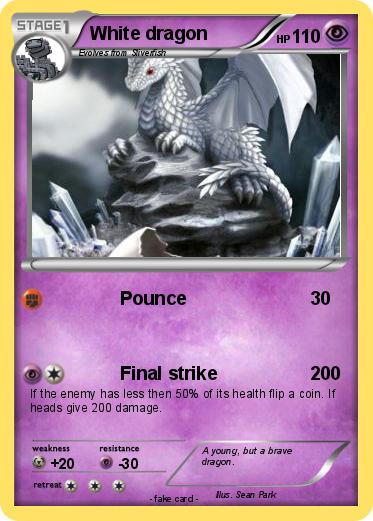 Pokemon White dragon