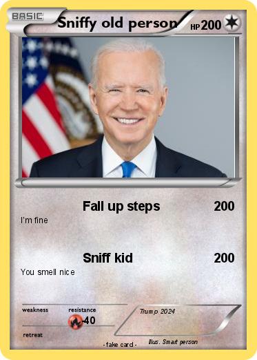 Pokemon Sniffy old person