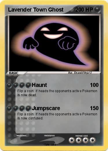 Pokemon Lavender Town Ghost