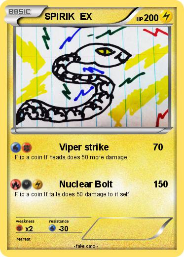 Pokemon SPIRIK  EX