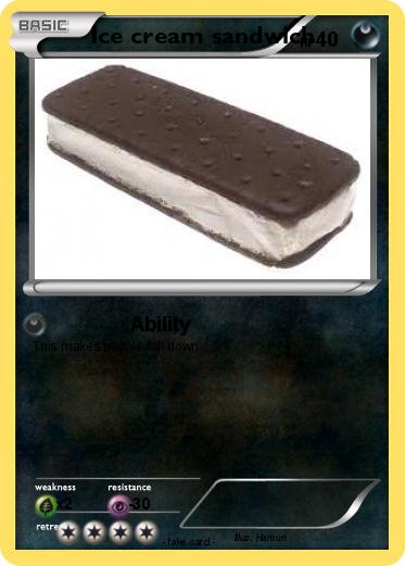 Pokemon Ice cream sandwich
