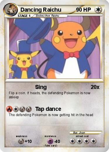 Pokemon Dancing Raichu
