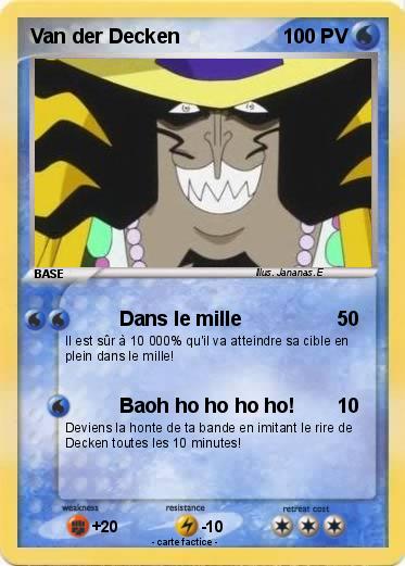 Pokemon Van der Decken